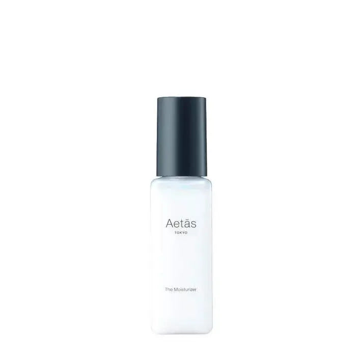 Aetās The Moisturizer bottle with black cap, ultra hydrating skin care product.