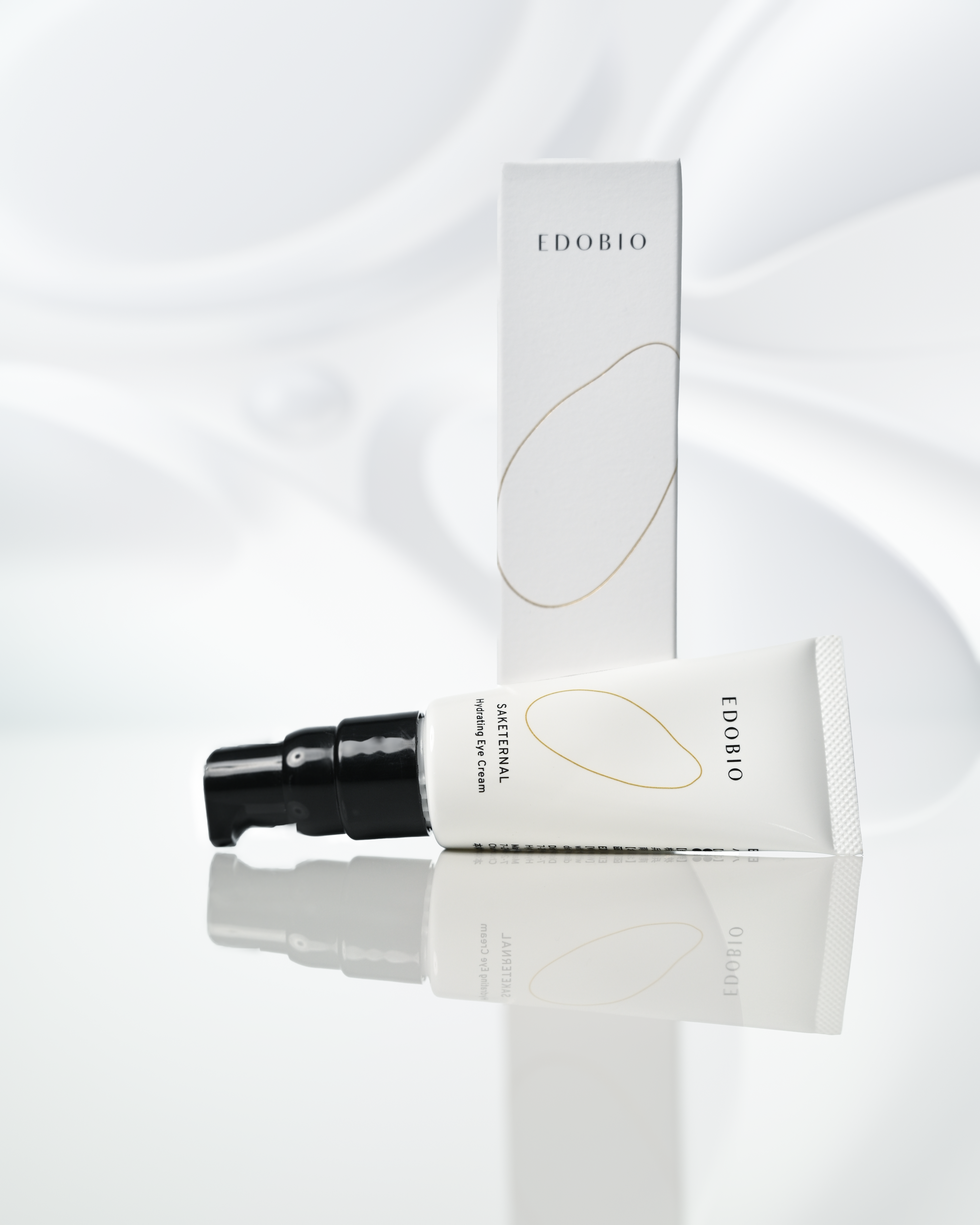 Edobio Hydrating Eye Cream in sleek packaging for moisturizing and revitalizing eyes.