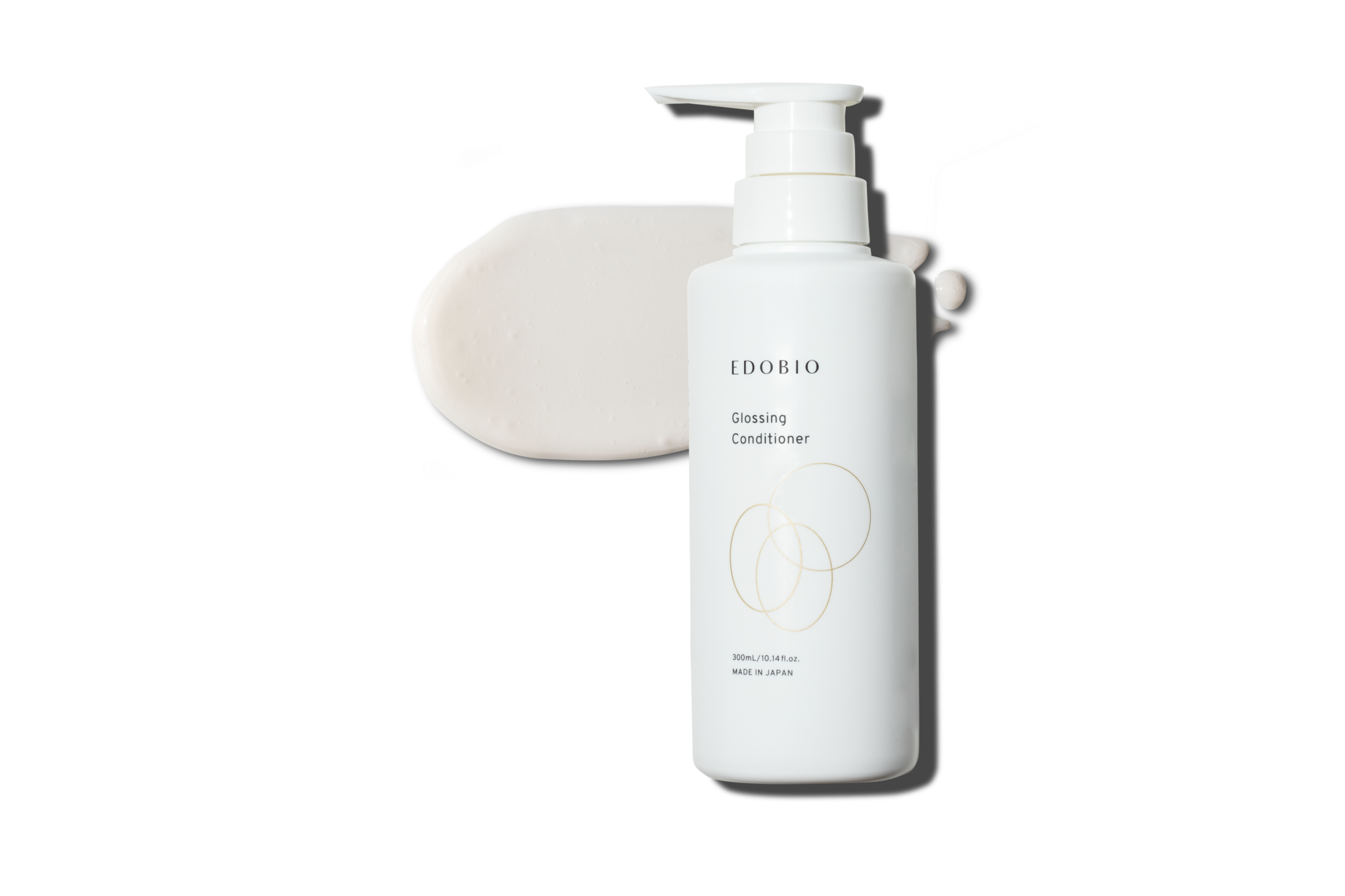Edobio Glossing Conditioner bottle with plant-based ingredients for smooth hair.
