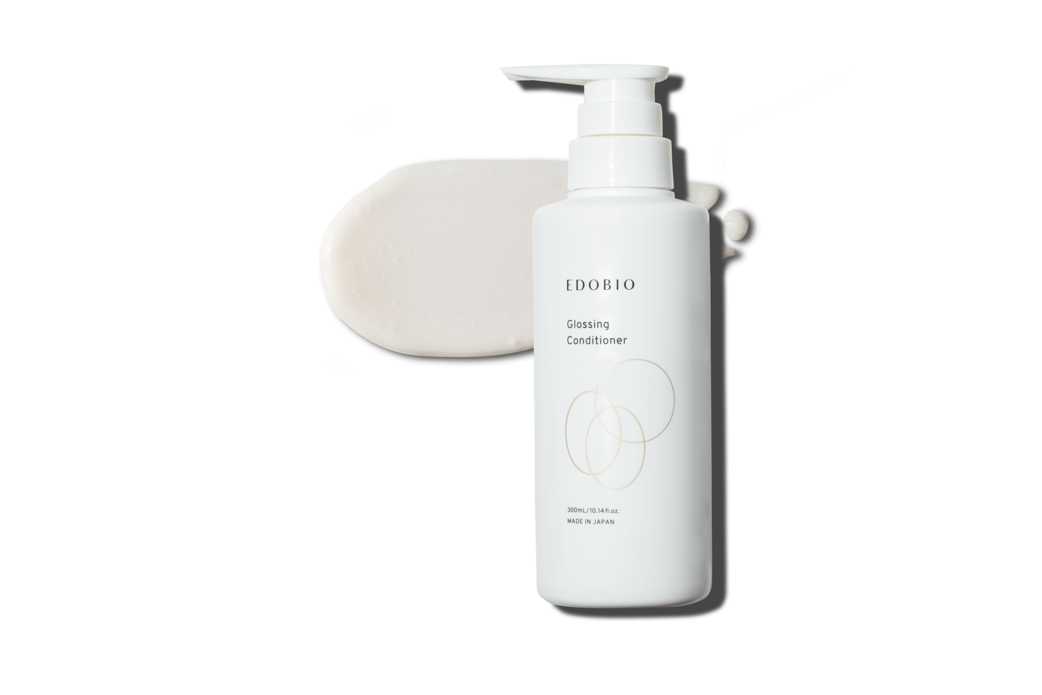 Edobio Glossing Conditioner bottle with plant-based ingredients for smooth hair.