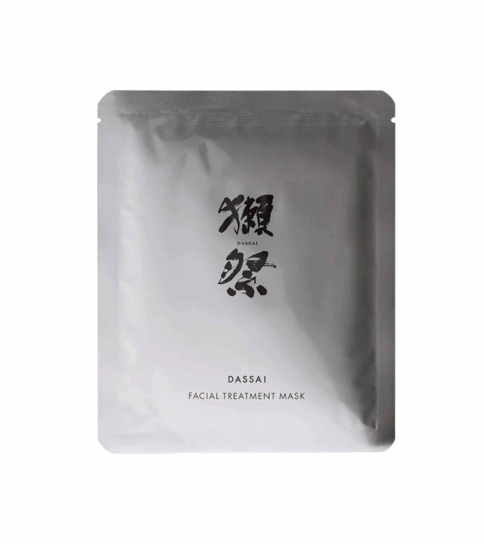 Dassai Facial Mask packaging with sake extract benefits.