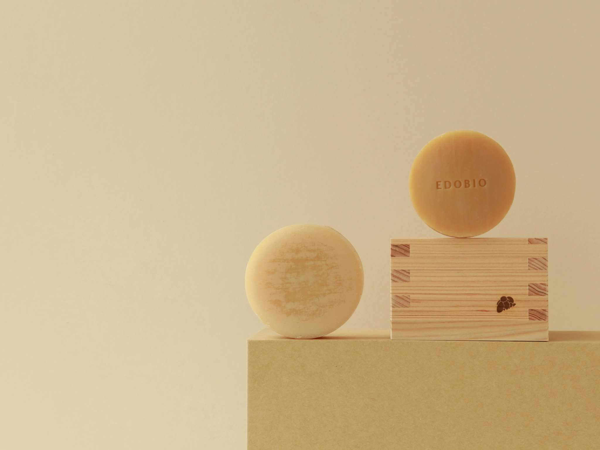 MASU Moisturizing Souffle Soap Refill with natural ingredients on display.