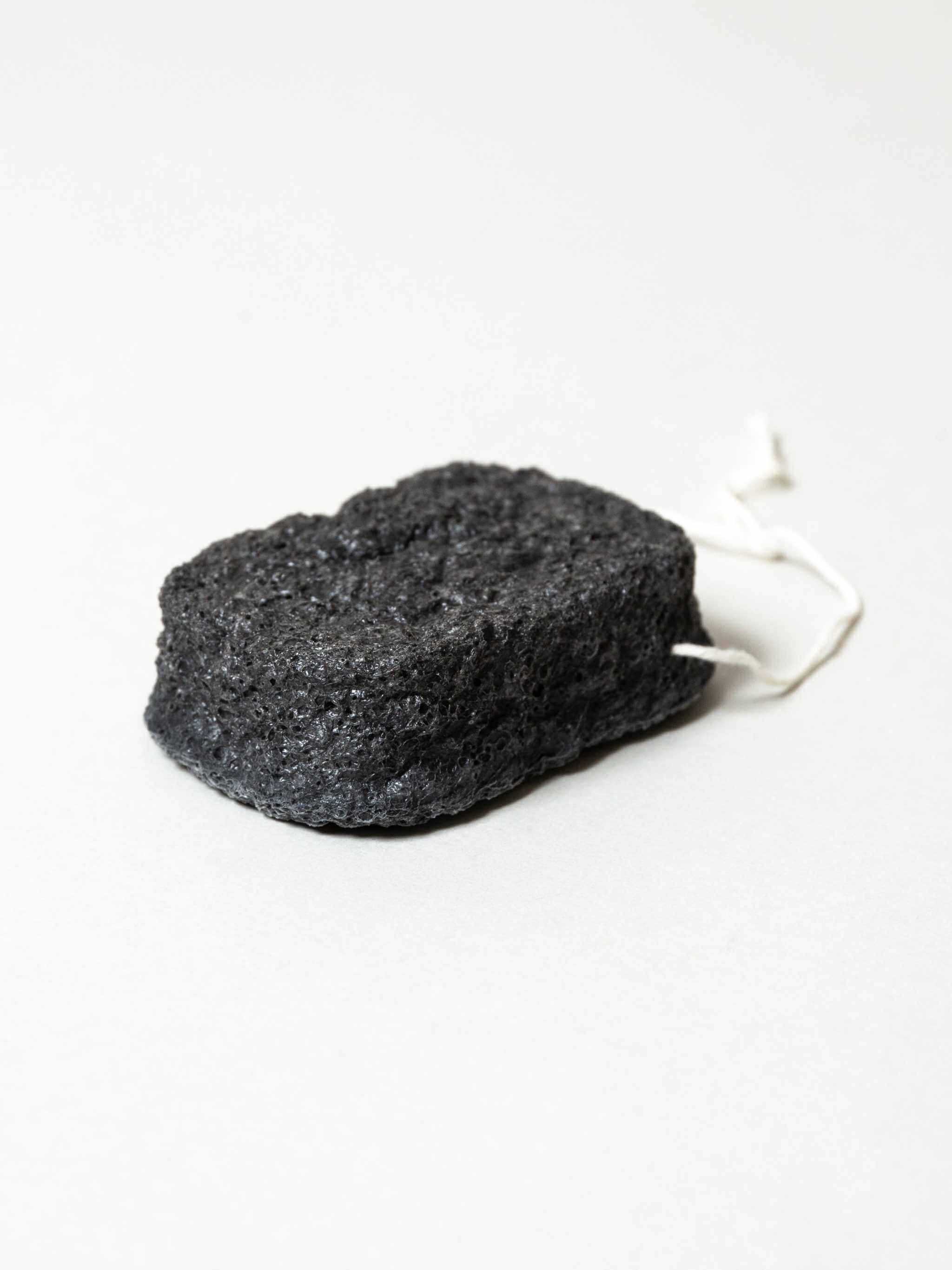 Binchotan Charcoal Facial Puff for gentle exfoliation and massage of sensitive skin.