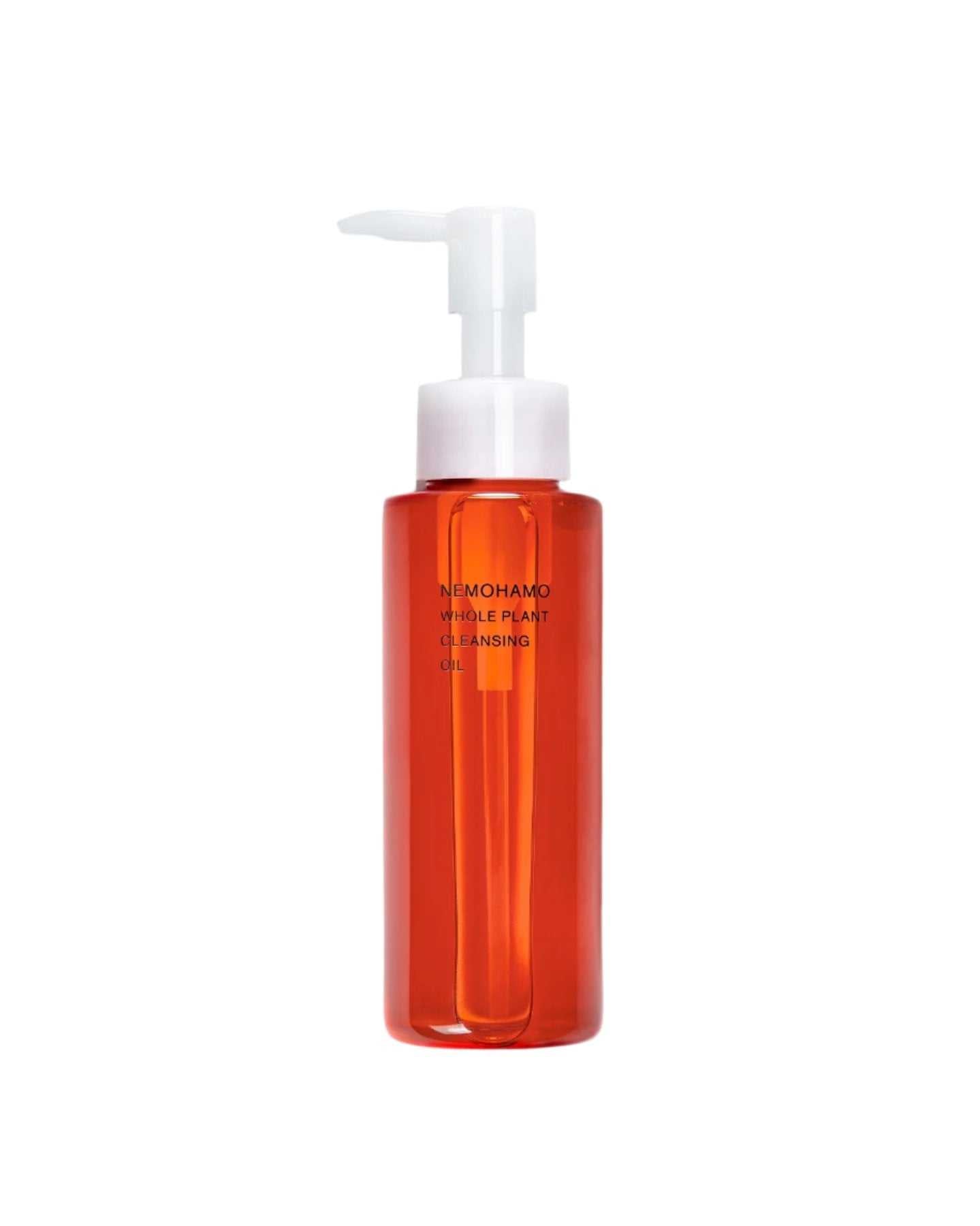 NEMOHAMO Cleansing Oil bottle with pump dispenser.