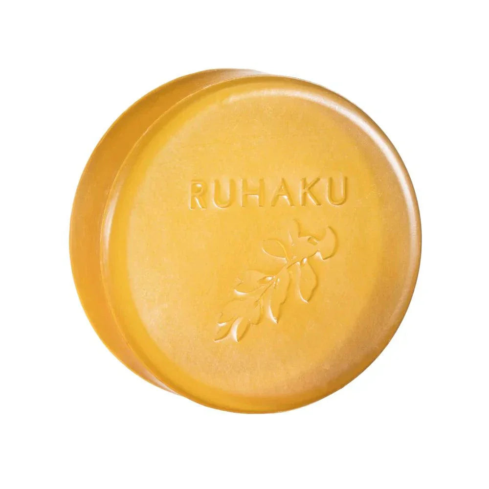 Ruhaku Gettou Clear Soap, EcoCert-certified organic Okinawan anti-aging soap with sea clay and botanical extracts.