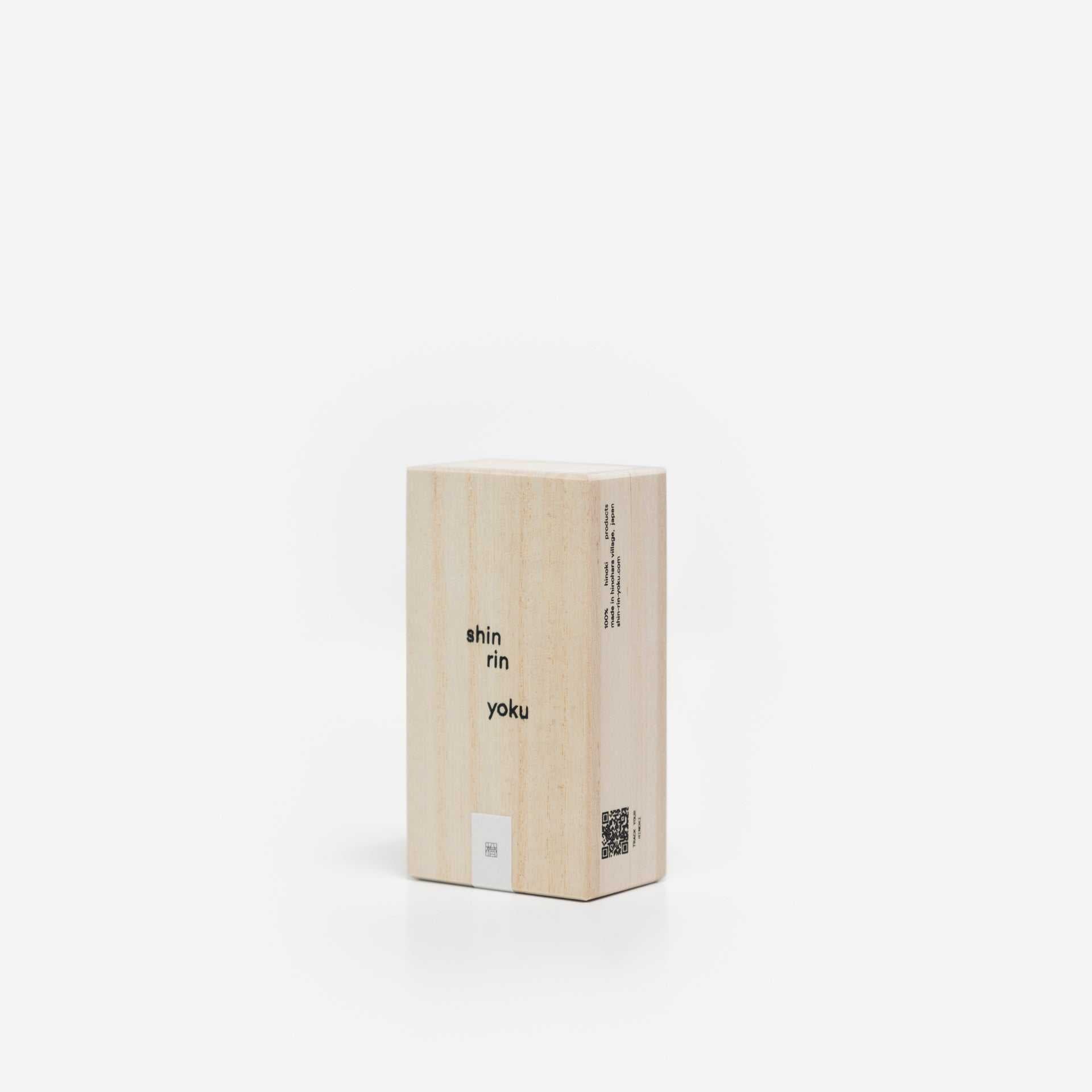 Hinoki essential oil incense cube from Tokyo, Japan for morning rituals.