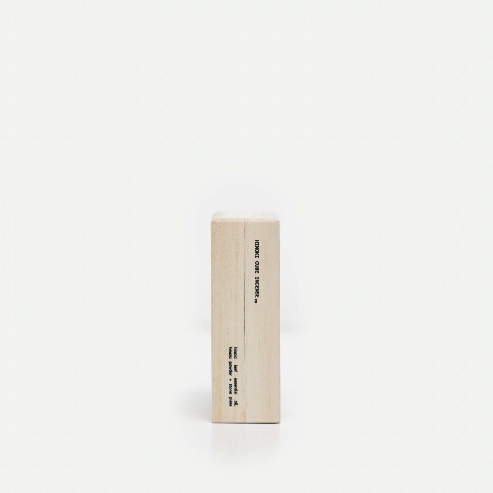 Shin Rin Yoku Hinoki essential oil Incense Cube PM made with hinoki leaf essential oil from Tokyo, Japan.