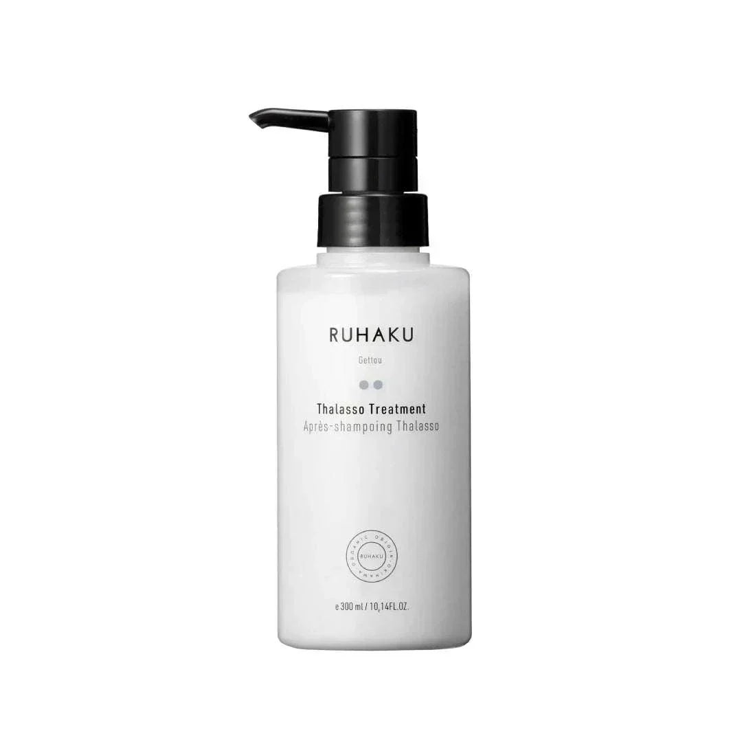 Thalasso Scalp & Hair Treatment bottle with sea grapes and shea butter formula.