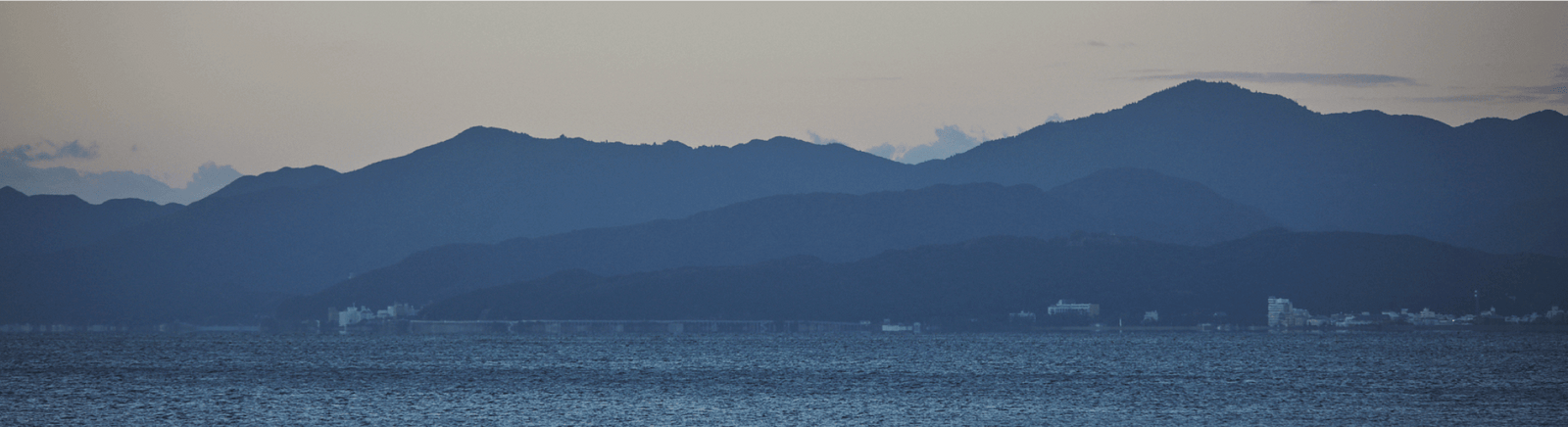 Silhouette of mountains